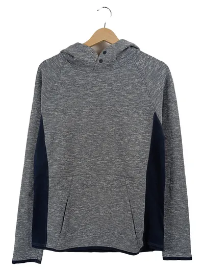 Revelation Hoodie Herren Kapuzenpullover Gr. M Grau Meliert Sportlich