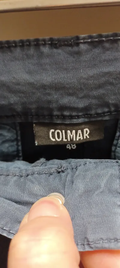Colmar Herren Cargo Shorts Blau Gr. 48 W32 M Baumwolle Casual