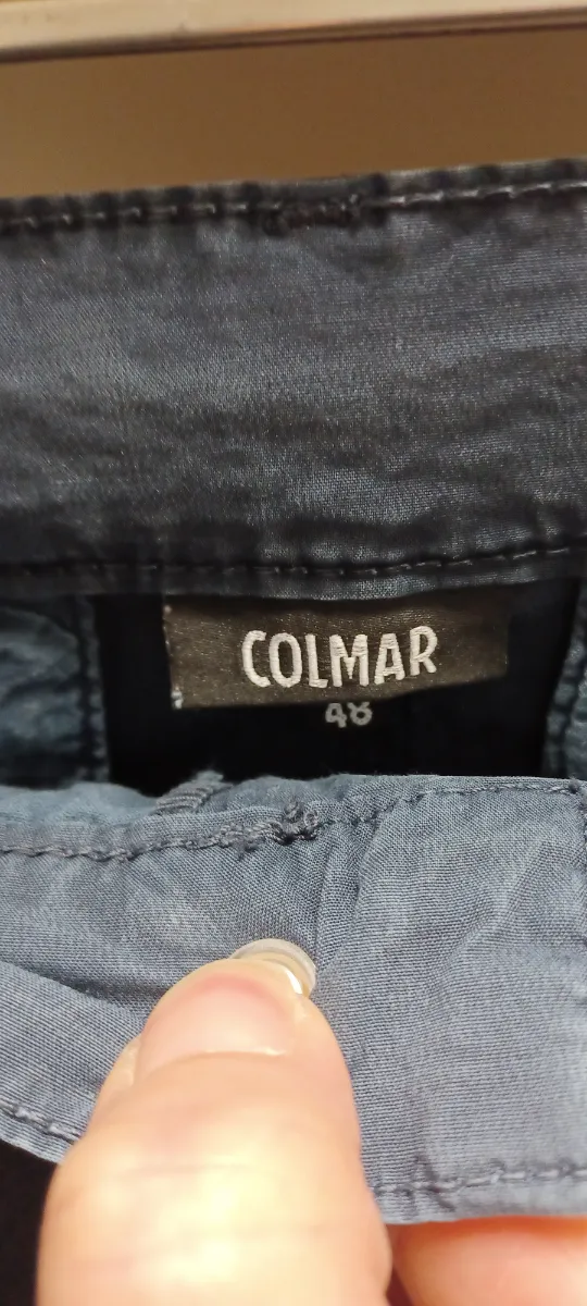 Colmar Herren Cargo Shorts Blau Gr. 48 W32 M Baumwolle Casual 2