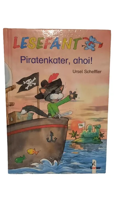 Loewe Lesefant Piratenkater, ahoi! Ursel Scheffler Kinderbuch Hardcover
