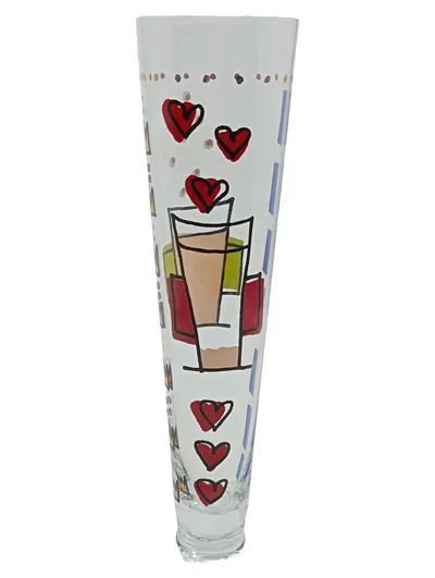 Ritzenhoff Bierglas 300ml Herz Kaffee Design Romantisch Transparent Glas