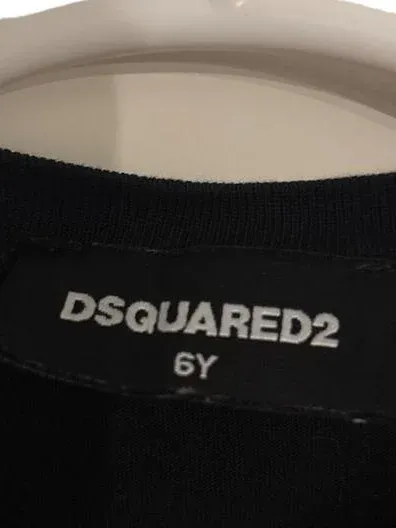 Dsquared2 Mädchen T-Shirt Spitzenärmel Schwarz Gr. 6/116 5