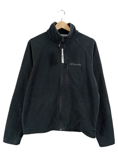 Columbia Fleecejacke Herren Gr. M Schwarz Outdoor Interchange