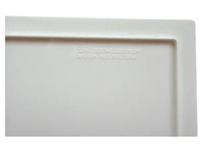 LEGO Aufbewahrungsbox mit LEGO Steinen Weiß 21x7x3 cm Kunststoff