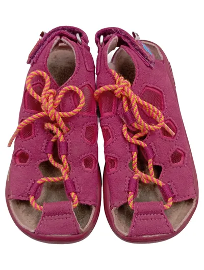 Affenzahn Outdoorsandalen Mädchen Gr. 25 Pink Wildleder Schnürung