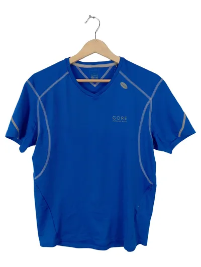 GORE RUNNING WEAR Herren Lauf Sport Shirt T-Shirt Gr. XL Blau Kurzarm