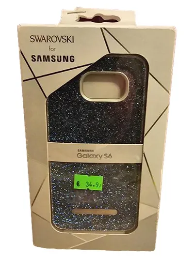 Swarovski GP-G920SWCPADU Handy Schutzhülle für Samsung Galaxy S6 Blau