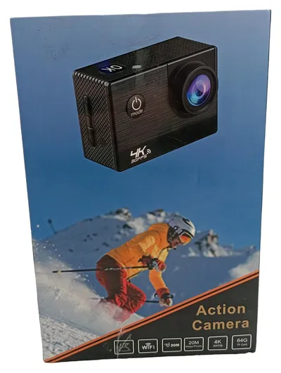 V8 Actioncam 4K WiFi 64GB TF Card Schwarz Wasserdicht