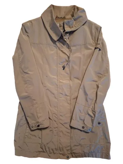 Geox Damen Leichte Jacke Beige Gr. 36 S Casual Freizeit