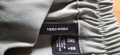 Vero Moda Damen Stoffhose Culotte Hosenrock Grün Gr. 38 M Casual