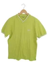 Chiemsee Natural Poloshirt Herren Gr. M Grün V-Ausschnitt Kurzarm 1