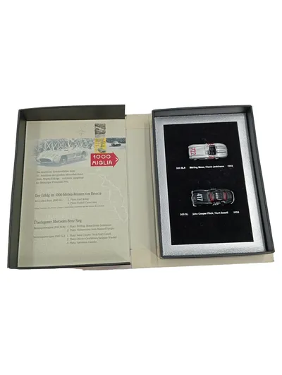 Mercedes-Benz Modellfahrzeuge 1000 Miglia Edition Retro Silber Papier
