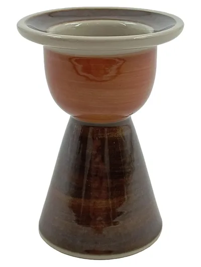 Rörstrand Eierbecher Porzellan Retro Braun Sweden Vintage 10cm