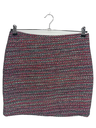 Esprit Damen Minirock Tweed Optik Gr. 38 Mehrfarbig Rot Blau