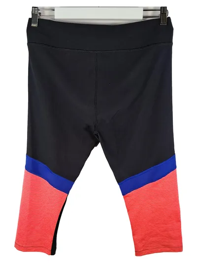 Under Armour Damen Sport Leggings Capri Tight Schwarz Pink Blau Gr. LG