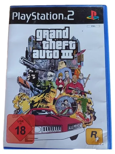 Grand Theft Auto III GTA 3 PlayStation 2 PS2 Actionspiel Rockstar Games USK 18