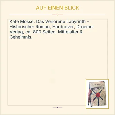 Das Verlorene Labyrinth Kate Mosse Historischer Roman Droemer Buch