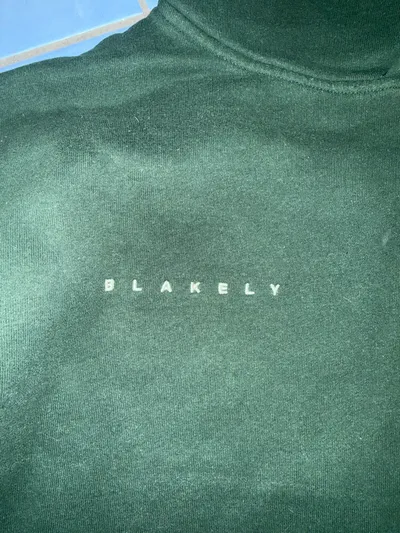 Blakely Hoodie Herren Kapuzenpullover Grün Größe S Streetwear