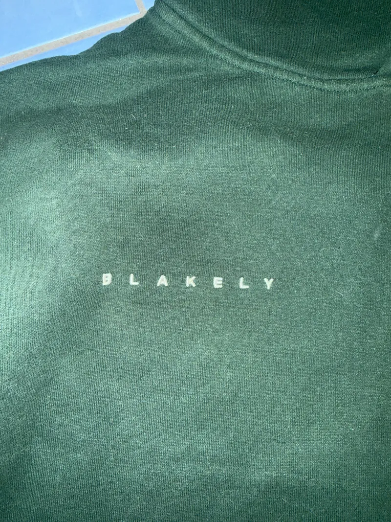 Blakely Hoodie Herren Kapuzenpullover Grün Größe S Streetwear 2