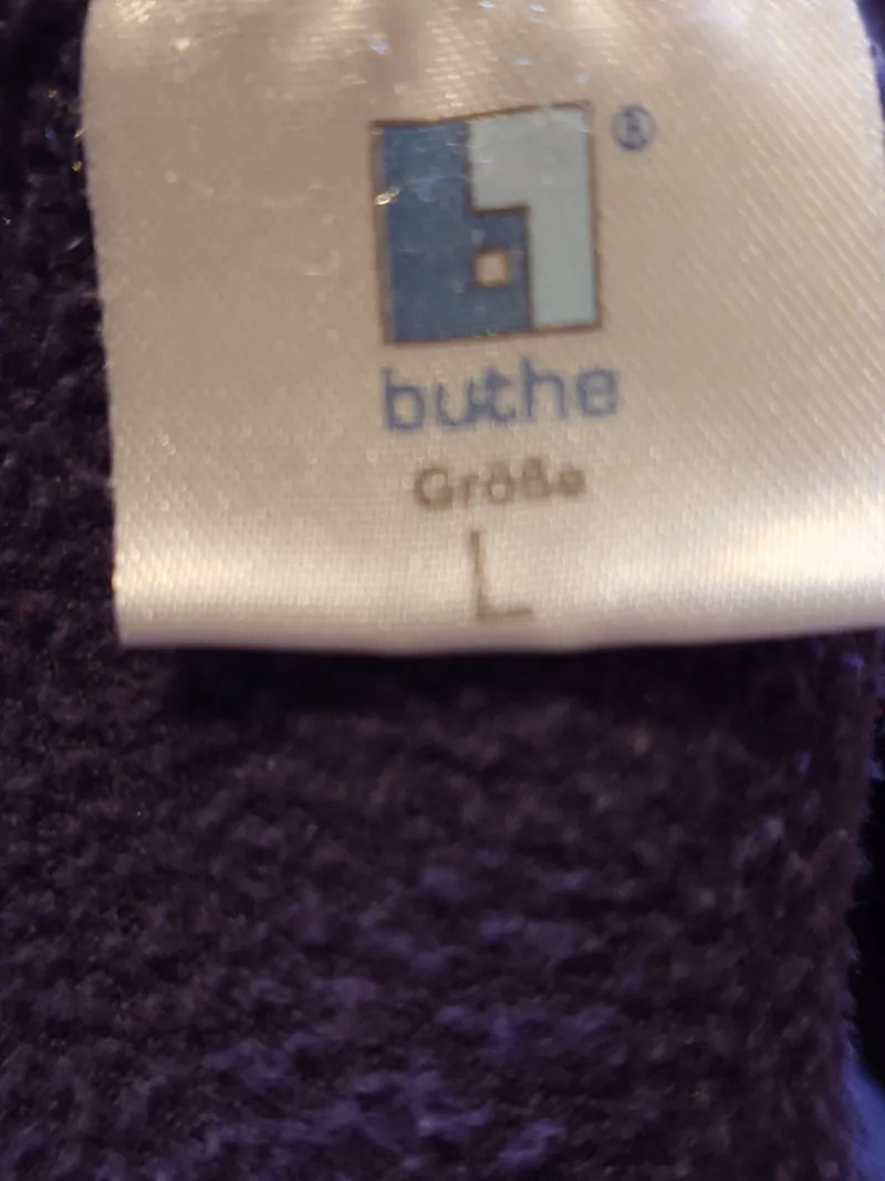 buthe Damen Leggings Strumpfhose Blau Gr. L Basic 3
