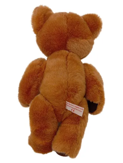 Teddy-Hermann Teddybär Plüschtier 34cm braun mit Schleife Made in Germany