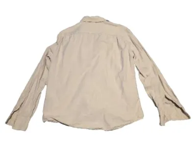 Levi's Herren Freizeithemd Langarm Beige Gr. M Leinen Casual
