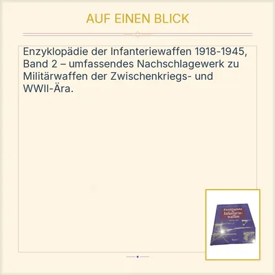 Enzyklopädie der Infanteriewaffen 1918-1945 Band 2 Reiner Lidschun Günter