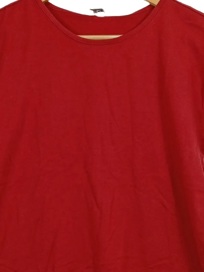 Boysen's Damen T-Shirt Gr. 32/XXS Rot Basic Kurzarm Baumwolle 3
