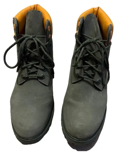 Timberland Herren Stiefel Schnürstiefel Grün Leder Gr. 46 Outdoor