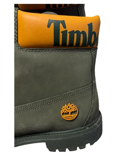 Timberland Herren Stiefel Schnürstiefel Grün Leder Gr. 46 Outdoor