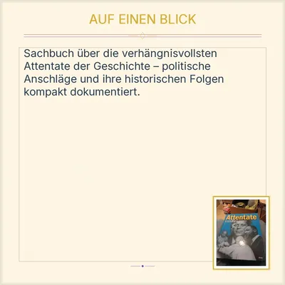 Attentate - Die verhängnisvollsten Anschläge der Geschichte - Tosa Politikbuch