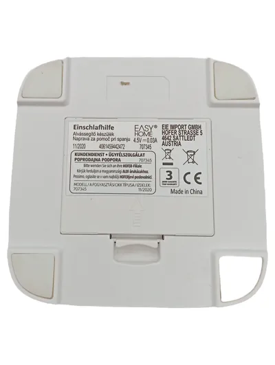 EASY HOME Einschlafhilfe Nachtlicht Weißes Rauschen Timer 707345 Weiß