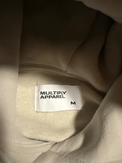 Multiply Apparel Hoodie Herren Gr. M Beige Dreamers Collection Streetwear