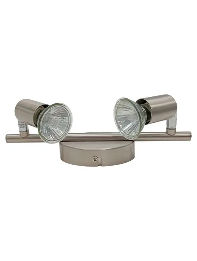 Briloner Leuchten Deckenleuchte 2-flammig Spots GU10 Silber Modern