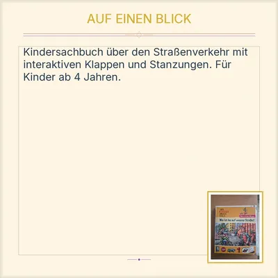 Der Kinder Brockhaus Was ist los auf unserer Straße? Mein erstes Wissen Sachbuch