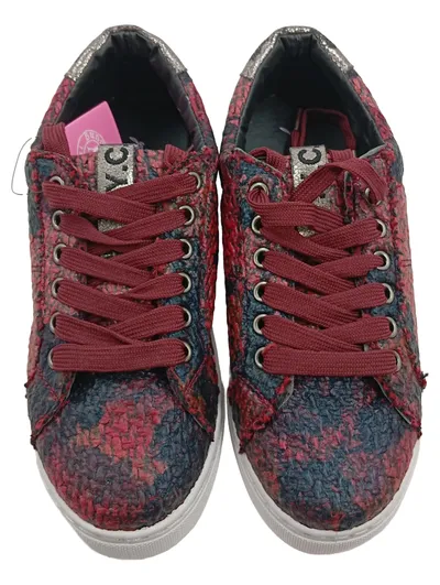 You Young Coveri Sneaker Low Damen Gr. 39 Mehrfarbig Kariert Tweed