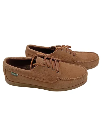 Sebago Campsides Herren Slipper Bootsschuhe Wildleder Braun Gr. 45