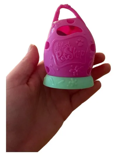 Hasbro Littlest Pet Shop Tragetasche Rosa McDonald's 2011 Zubehör
