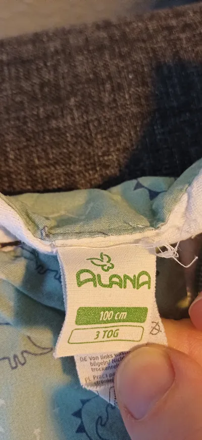 ALANA Baby Schlafsack 100 cm 3 TOG Dinosaurier Grün Baumwolle