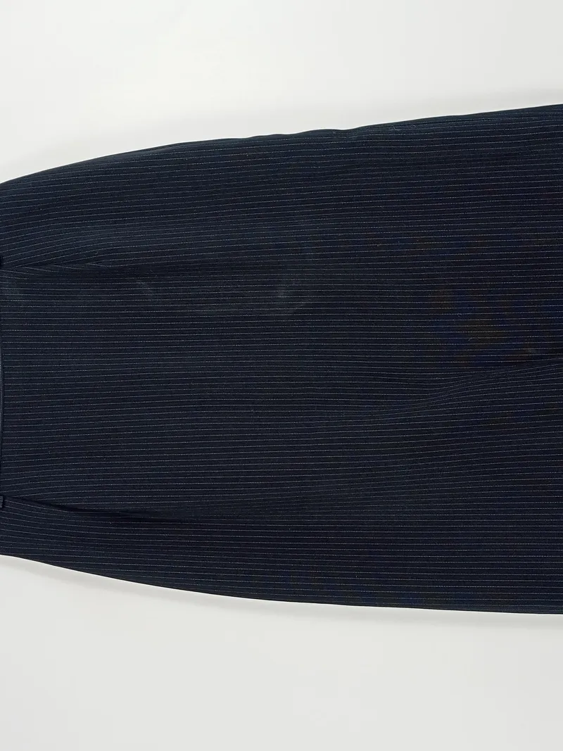 Barisal Bleistiftrock Damen Gr. 36 Schwarz Nadelstreifen Business 3
