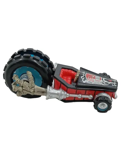 Hot Wheels Sarg Dragster Skelett Totenkopf Spielzeugauto Schwarz Rot