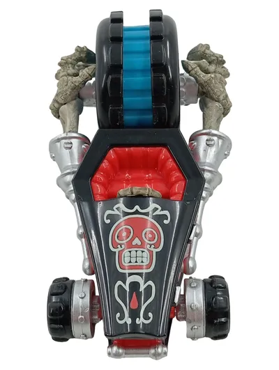 Hot Wheels Sarg Dragster Skelett Totenkopf Spielzeugauto Schwarz Rot