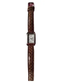 Festina Damen Armbanduhr F16203 Leder Braun Klassisch Rechteckig 2
