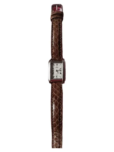 Festina Damen Armbanduhr F16203 Leder Braun Klassisch Rechteckig