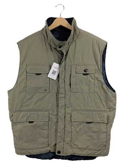Port Louis Funktionsweste Herren Gr. M Oliv Outdoor Anglerweste