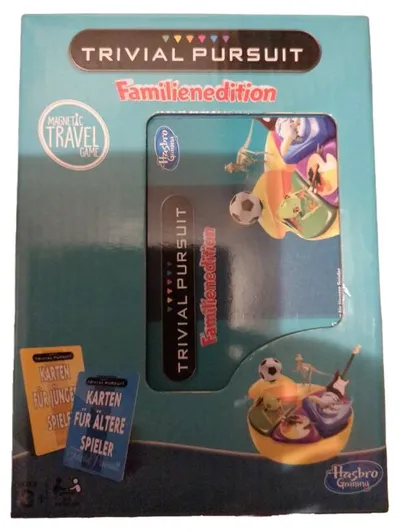 Trivial Pursuit Familienedition Magnetic Travel Game Hasbro Gaming Reise