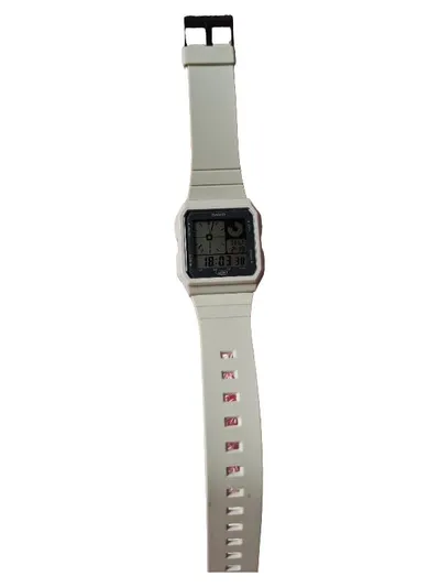 Casio Armbanduhr LF-20W Retro Beige Kunststoff Digital Analog Herren