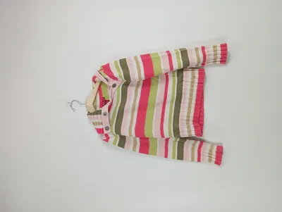 H&M L.O.G.G. Kapuzenpullover gestreift Mehrfarbig Gr. 134