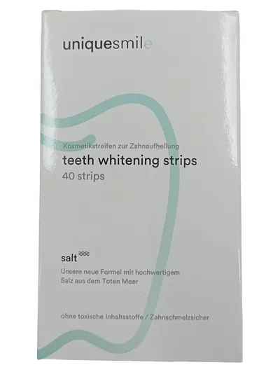 Uniquesmile Teeth Whitening Strips Zahnaufhellung 40 Strips