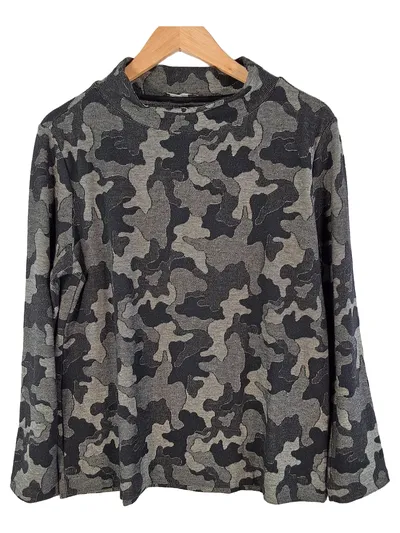 Munich Freedom Pullover Camouflage Tarnmuster Damen Gr. M Langarm